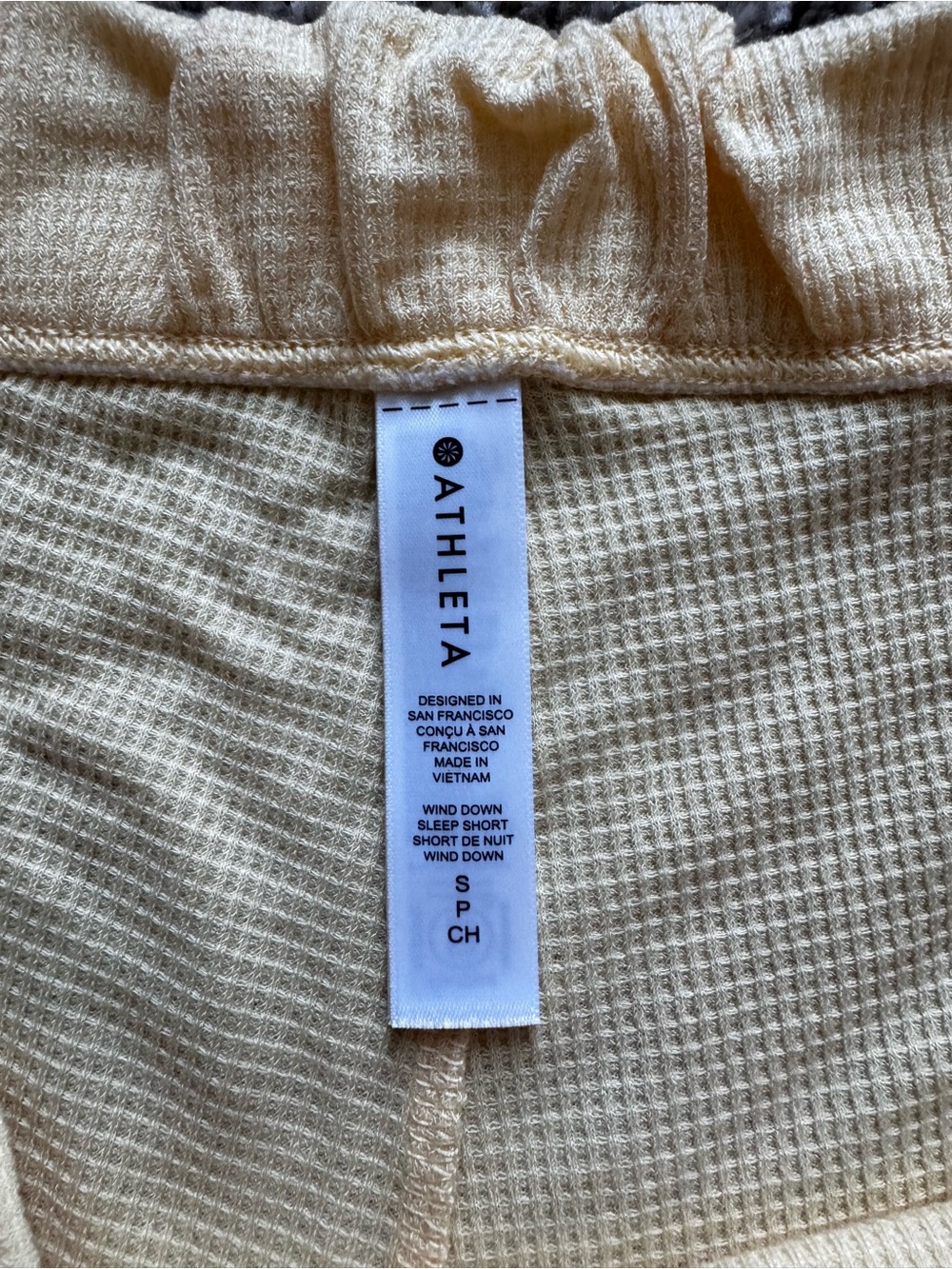 Athleta Wind Down Sleep Cami Short Set S Yellow - Picture 7 of 9